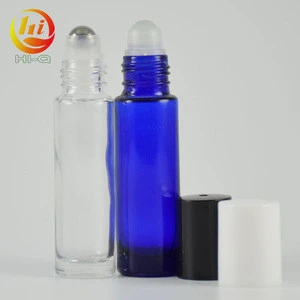 wholesale roller ball bottle essential oil 5ml 10ml empty roll on bottle with plastic cap