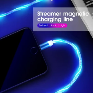Wholesale smart cell phone charger usb data cable magnetic charging cable