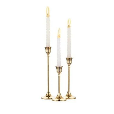 Wholesale Supply Luxury Design Metal Candle Holder Candlestick Available at Custom Packaging from India