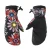 Import wholesale unisex printing colorful leather ski gloves with mitten winter skate gloves from China