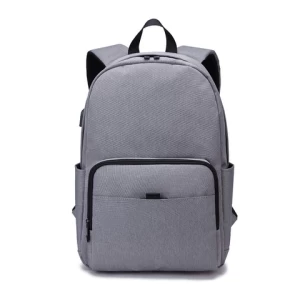 Wholesale Water Resistant Business Casual College Backpack with USB Charging Port