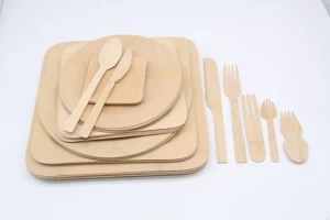 Wholesaler Portable Bamboo Cutlery Set
