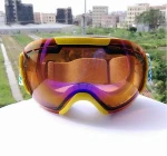 Wholesales Brand Professional Adults Anti-Fog Mirror Glasses SNOWBOARD SKI GOGGLES DOUBLE LENS