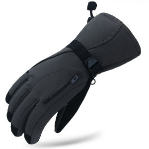 Windproof Polyester Waterproof Winter Cold Weather breathable leather Ski Gloves in skiing/snowboarding/winter riding/hiking