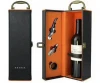 Wine Box and Tool Set with 4 Tools/PU Wine Box Packaging Wine Box