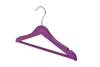 Winsun Purple Customized Wooden Hanger with Bar and Perfectly-Cut Notches