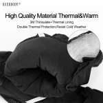 Winter Motorcycle Gloves Thermal Windproof Waterproof Motorbike Gloves Racing Touch Screen Moto Gauntes Men Shockproof