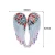 Import Women Lady Party Christmas Gift Rhinestone Crystal Brooches Pins Vintage Jewelry 11 Colors Feather Angel Wings Brooch from China