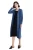 Import Women Tie Up Elegant Outer Coats Heavy Knit Korean Ladies Winter Long Ribbed Jacket Blue Duster Cardigan from China
