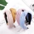 Import Women&#x27;s Soft Headband Alice Band Top Knot Fashion plain Hairband for No Slip Stay on Knotted Head band Hair Band for Women from China
