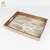 Import wood storage tray Arrow Design Rustic Rectangle Wood Serving food Tray or cutlery tray wooden from China