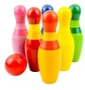 Wooden bowling promotion, childrens educational toys, Cartoon bowling