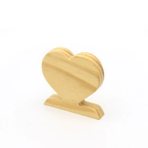 wooden heart shaped photo frame / photo stand /photo holder