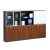 Import wooden office filing cabinet office furniture Sale with glass door from China