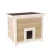 Import WPC Dog Cat House Wooden Pet Hutch Outdoor Use Small Animal Use Waterproof Fashion Pet Home For Al  Seasons from China