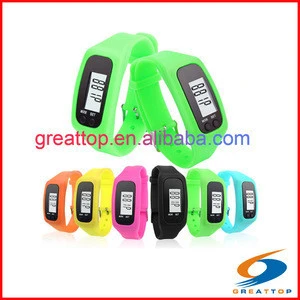 wristband pedometer ,pedometer and calorie counter,wristband calories pedometer