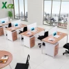writing desk Commercial office furniture office desk dividers 4 people office desk, 4 people workstation