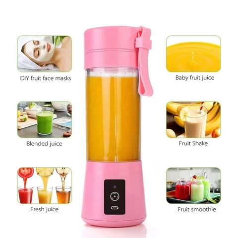 yellow blender portable USB chargeable juicer cup