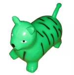 Yellow dog, Chinese factory Inflatable soft toys jumping animal horse ride for kids