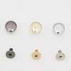 YK 1186  High quality flat head rivets small metal snap button decoration for leather bag