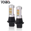 Yobis Dual Color Motorcycle Truck Trailer Turn Signal Light LED Switchback with Universal 7440 t20 2835 42smd