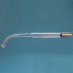Zip Zapper Tube Electrotherapy Wand Curved Glass Electrotherapy Tube High Frequency Therapy Wand