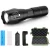 Import Zoomable 5 modes rechargeable led torch flashlight, led flashlight torch,tactical led flashlight manufacturers from China