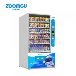 Zoomgu Hot Sale Refrigerated automatic drinks snacks combo vending machine