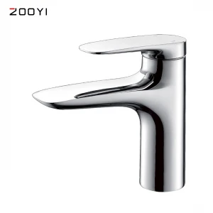 ZOOYI Factory wholesale brushed gold single handle faucets bath and basin mixer