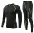 Import Outdoor mens Sports Suit 2 piece Gym Tight Set Running polyester Custom logo Tight Workout Set from China