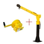 small truck crane New Crane High Quality Truck crane 300 kg 8 meters rope [manual two-way self-locking]