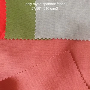 Polyester Rayon Stretch Jersey Dress Fabric