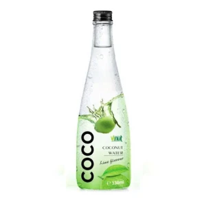 330ml VINUT Coconut water with Lime flavor manufacturer Customized packaging Private Label OEM