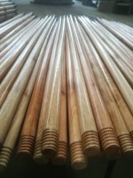 Wholesale varnished wooden broom handles durable wooden broomsticks