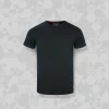 Crewneck T-Shirt Slim Fit Solid Color