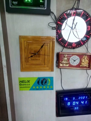Hand made bamboo Wall Clock