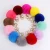 Colorful Decorative Fur keychain Rabbit tail ball key chain