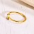 Import Bulk Sale Stainless Steel Rings 18K Gold Plated Cubic Zirconia Thin Ring from China
