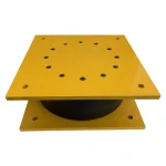 High damping shock absorption, isolation bearing