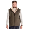 Natural Sheepskin Vest For Men Winter/Autumn/Spring, Straight Silhouette Vest, Fluffy And Warm, Sleeveless Jacket