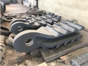 Large and small cable clamp saddle cast steel joint