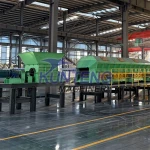 A complete set of municipal domestic garbage solid waste classification and treatment production line
