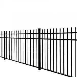 Outdoor rustproof garden security wrought iron fences customize