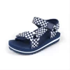 Black Kids EVA Beach Slipper Summer Children Comfort Back Straps Shoes