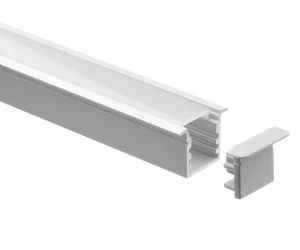 Recessed Mounted LED Aluminum Profile for Cabinet Lighting 20*15