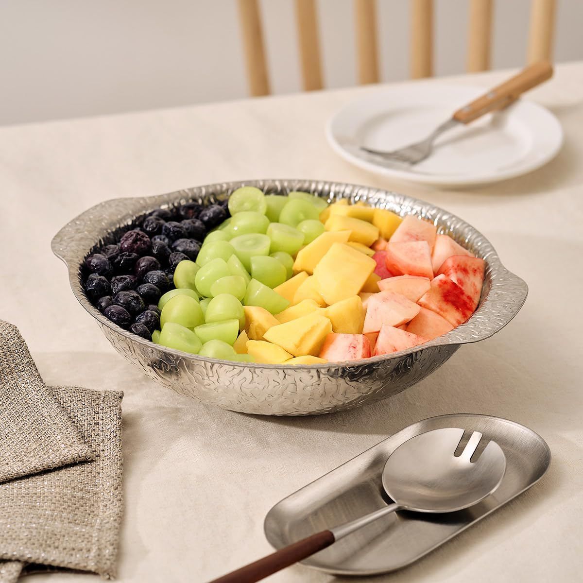 Buy Stainless Steel 3-ply Sukiyaki Pan With Aluminum Core, Salad Bowl ...