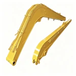 Custom Excavator Long Reach Boom Unlimited Length Demolition Arm Dredging Arm Three Section Boom Construction Machinery