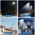 Import LED Solar Street Light 100W 200W Automatic on Off Waterproof Garden Light for Cloudy Rainy Days from China