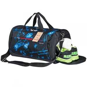 2019 new design custom printed waterproof travel sports duffel gym bag
