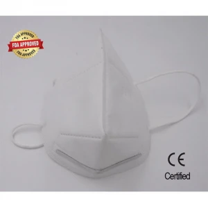 Disposable KN95 and N95 repiratory face mask without breathing valve